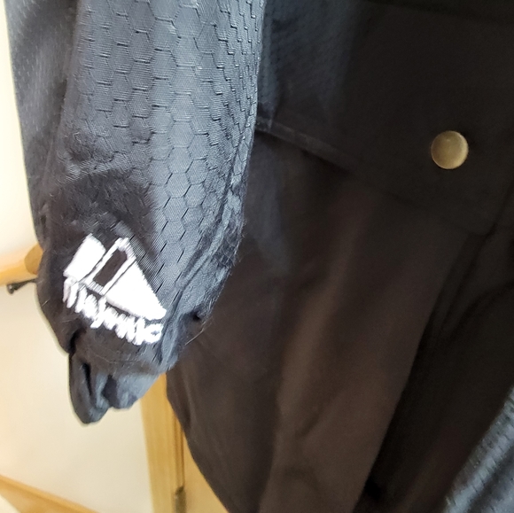 Vintage Majestic MLB Puffer Jacket Mens medium Long Black Insulated 90s umpire - Picture 8 of 10